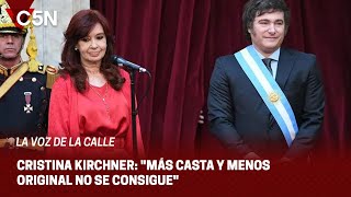 La RESPUESTA de CRISTINA KIRCHNER a JAVIER MILEI tras la POLÉMICA por los AUMENTOS de SUELDO [upl. by Notlew]