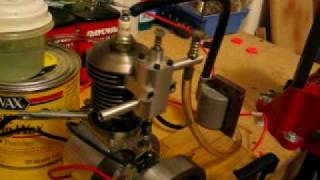 Home shop built gas engine [upl. by Adnilim]