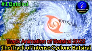 The Track of Tropical Cyclone Batsirai 2022 [upl. by Nnahtebazile]