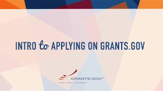 Intro to Grantsgov  Applying for a Federal Grant on Grantsgov [upl. by Lorianne]