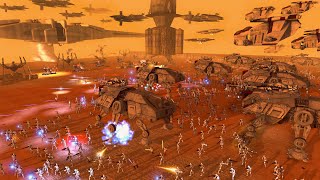 FullScale Clone Army INVASION of GEONOSIS  Men of War Star Wars Mod [upl. by Leta]