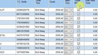 Personel Bordro Maaş Programı  Toplu Maaş Artış Sistemi [upl. by Camella171]