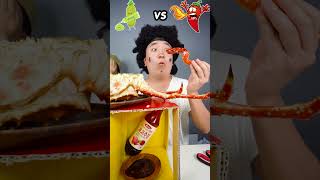 🦀Spicy Sauce vs Wasabi sauce Emoji food Challenge  king crab Mukbang Funny Video shorts [upl. by Eneli]