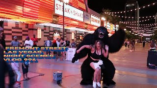 FREMONT STREET LAS VEGAS AFTER MIDNIGHT VLOG 996 [upl. by Attenauqa368]