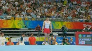 Kohei Uchimura EF FX Beijing Olympics 2008 HQ [upl. by Ladnik832]