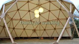 Geodesic dome setup [upl. by Kirrad]