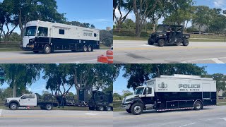 HUGE RESPONSE BOCA RATON POLICE  FIRE DEPARTMENT BOMB SQUAD  SWAT [upl. by Aimil102]