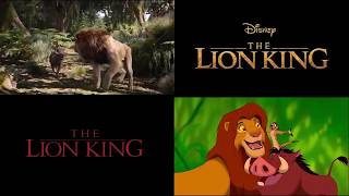 Comparison Hakuna Matata I 2019 VS 1994 Comparison [upl. by Neyut]