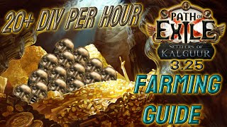 Easy Low Budget 20 Div Farming Strategy  Path of Exile 325 [upl. by Newol]