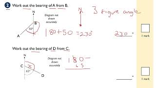 Bearings KS3 Maths GCSE 91 Maths Higher and Foundation Maths Grade 45 Maths [upl. by Jojo]