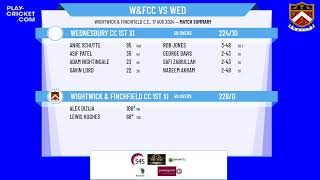 Wightwick amp Finchfield CC 1st XI v Wednesbury CC 1st XI [upl. by Orion]