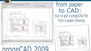 Convert Adobe PDF into AutoCAD DWG with progeCAD Professional [upl. by Kyd]