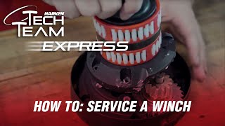 How to Service a Harken Winch  Tech Team Express [upl. by Eiramnerual445]