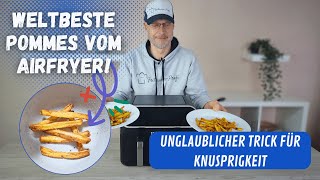 Unschlagbare Pommes im Airfryer nach Heston Blumenthal ✅ SchrittfürSchritt Anleitung [upl. by Fondea386]