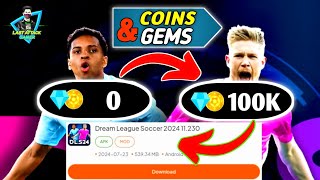 DLS 2024 MOD APK  DLS 24 HACK VERSION 11230  COINS amp GEMS DREAM LEAGUE SOCCER 2024 ALL PLAYER MAX [upl. by Llechtim]