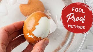 How to Peel Boiled Eggs Easily  Tested 3 Best Methods [upl. by Verdie474]