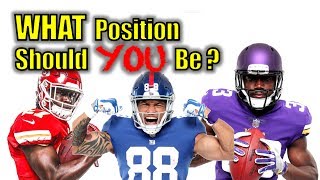 What Position Should You Play in Football 🏈  Football Tip Fridays [upl. by Mccall738]