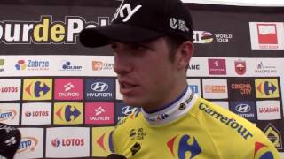 Interview with Danny Van Poppel after II stage [upl. by Hsima]