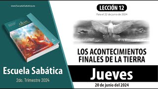 Escuela Sabática  Jueves 20 de junio del 2024  Lección Alumnos [upl. by Mal]