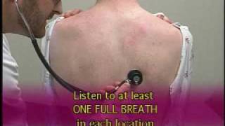 Pulmonary exam  examen physique des poumons part22 [upl. by Petey895]