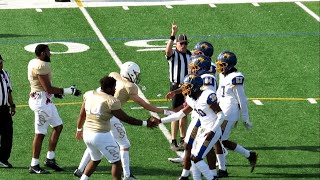 Monroe College JV vs Connecticut State JUCO Wildcats  College Football Game  September 17 2023 [upl. by Ardnohsal]