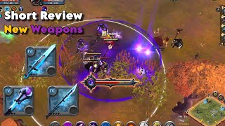 Albion Online Review  New Weapons SpearSwordArcane [upl. by Preston]