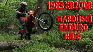 83 XR200R takes on the 10mile hardish enduro loop and I’m thoroughly impressed [upl. by Dode]