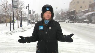 Winter Storm Brings Heavy Snow and High Winds to Truckee California [upl. by Paulie164]