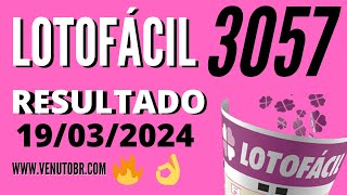 🍀 Resultado Lotofácil 3057 [upl. by Will835]