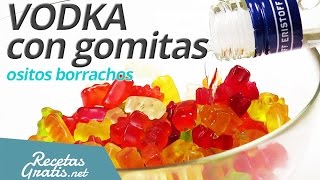 VODKA con panditas  vodka con OSITOS DE GOMA [upl. by Leonanie484]