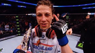 Joanna Jedrzejczyk Looks Back at Winning Strawweight Title at UFC 185 [upl. by Anileve453]