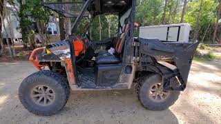 Polaris Ranger 900 xp UTV with Tatou UTV 4s1 Raupen Gopro Hero5 [upl. by Illib]