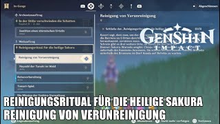 Reinigung von Verunreinigung  Weltauftrag amp Puzzle Guide  Genshin Impact [upl. by Little]