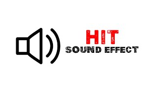 Hit Sound Effect No Copyright for Any Video [upl. by Joey]