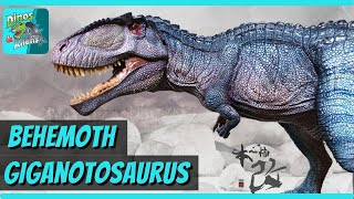 Giganotosaurus BEHEMOTH Azul  Nanmu Studio  Unboxing Reseña [upl. by Gnov]