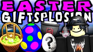 ROBLOX EASTER GIFTSPLOSION 2024 BUYING ROBLOX UGC GIFT BOXES [upl. by Anyak175]