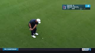 David Duval Nice Chip and Putt at the 2021 PNC Championship [upl. by Thorfinn]