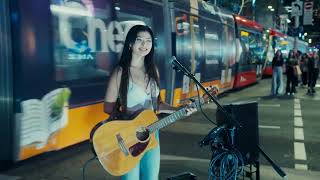 Awesome busker sings Taylor Swift Medley [upl. by Criswell]