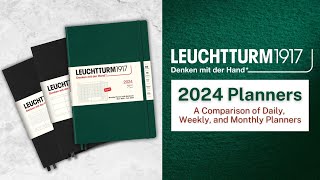 Leuchtturm1917 2024 Planners  Daily Weekly amp Monthly Comparison  Find Your Perfect Planner [upl. by Etnuahc]