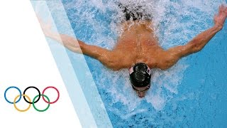 Michael Phelps sets Mens 200m Butterfly World Record  Beijing 2008 Olympic Games [upl. by Verine]