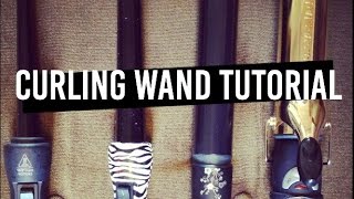 Curling Wand Tutorial for Long Hair [upl. by Anenahs]