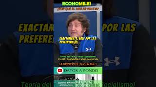 El VALOR para socialistas y liberales shorts milei argentina economilei [upl. by Nathanil701]