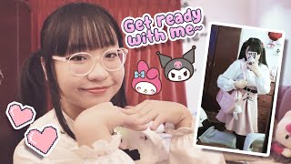 Get Ready With Me ♡🖤💗  GRWM Vlog [upl. by Ecinaej]