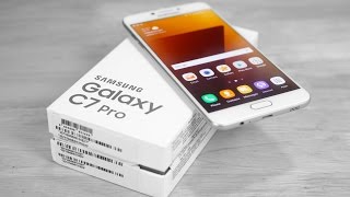 Samsung Galaxy C7 Pro  Unboxing amp Hands On [upl. by Cyrilla]