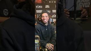 TANK DAVIS LAUGHS WHEN ASKED IF HES HAPPY WITH THE PROMOTION FOR HIS FIGHT [upl. by Jordison810]