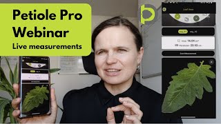 Webinar on Smart Leaf Area Measurement amp Nitrogen Assessment Unlock Plant Insights with Petiole Pro [upl. by Eniledam]