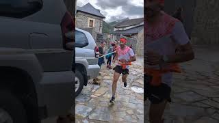 🏃 El gran Luis Alberto Hernando en el Trail Valle de Tena 2024 [upl. by Swiercz]