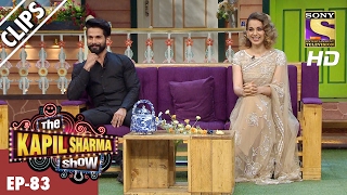 Kapils Questionnaire to Shahid And Kangana – The Kapil Sharma Show  19th Feb 2017 [upl. by Leboff]