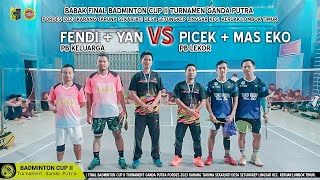 Laga Final Penentuan Juara 1 amp 2 Fendi Yan PB KARUM VS Mas Eko Picek PB KELUARGA [upl. by Ahsatsana]