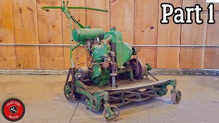 1920s Lawn Mower Restoration  Engine [upl. by Milicent]